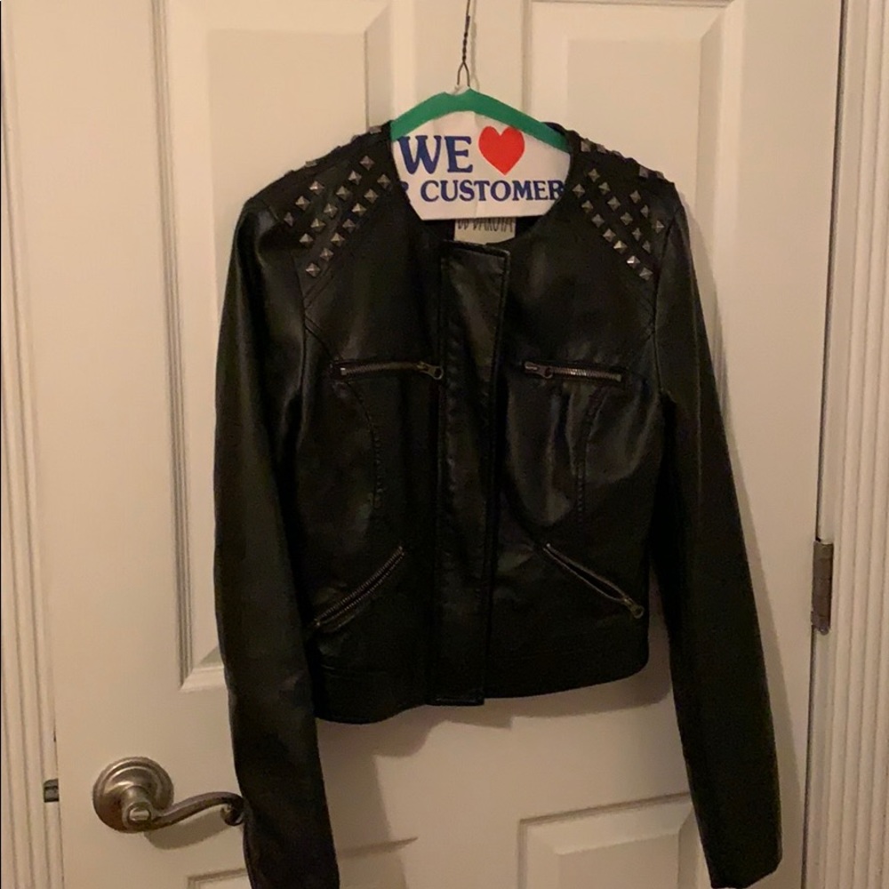 BB Dakota stuffed leather jacket